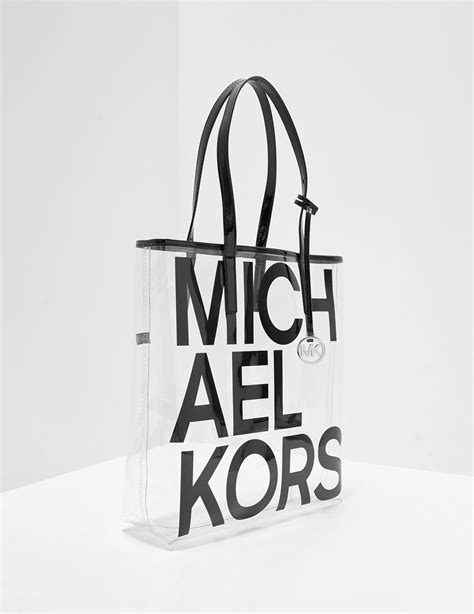 michael kors clear tote bag.